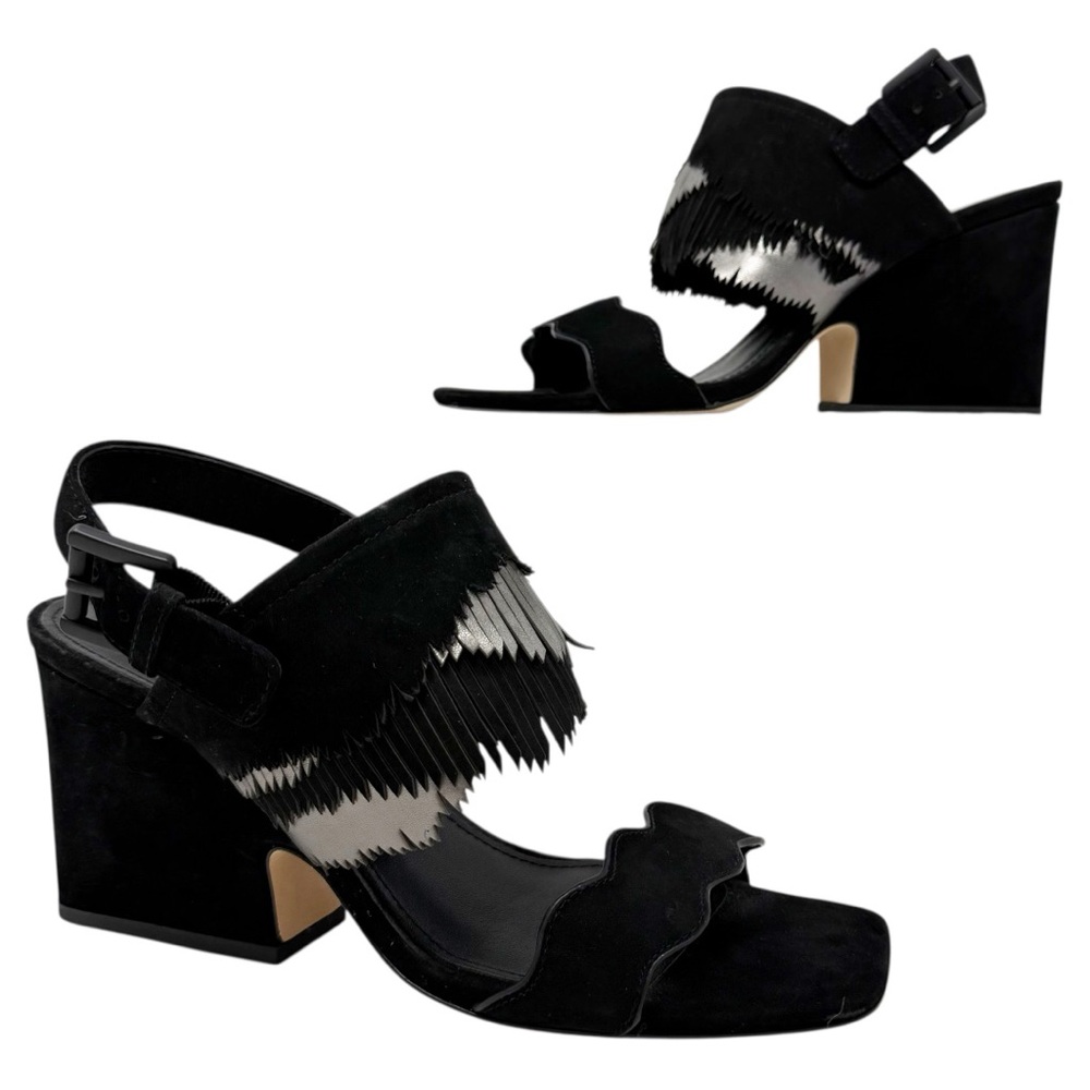 Stylish Black and White Women's Heels